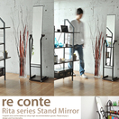 �ߥ顼 Re��conte / Rita series Stand Mirror