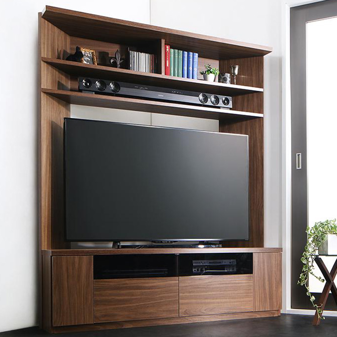 g1005681]【幅134cm】City angle ハイタイプコーナーテレビボード