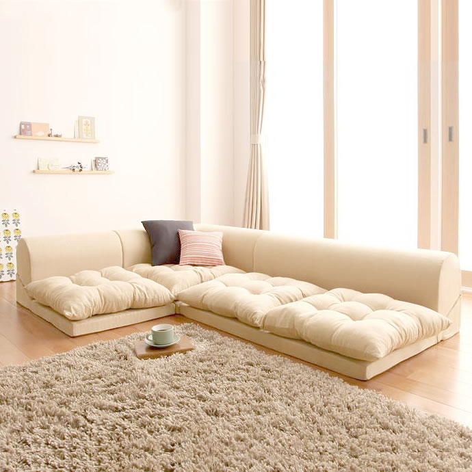 [g5708]Moffy Floor corner sofa ローソファー・フロアソファー | 家具 