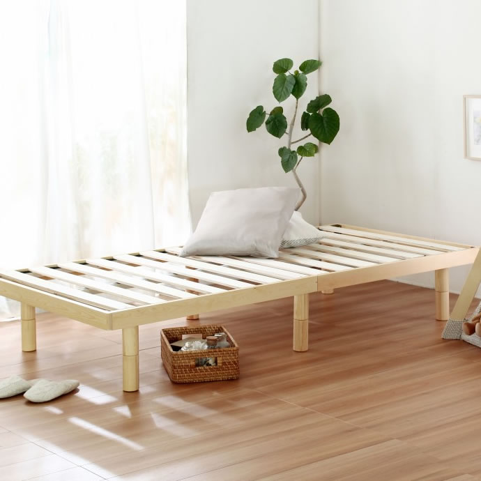 [g6116]【ダブル】 Nana パイン材すのこベッド すのこベッド | 家具 