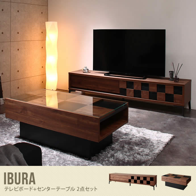 【2点セット】 Ibura テレビボード+センターテーブル