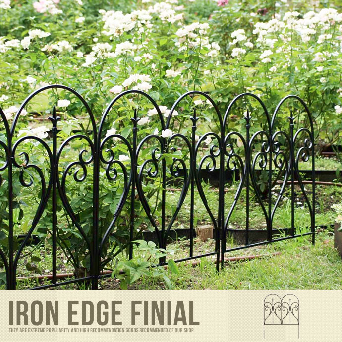 Iron edge Finial